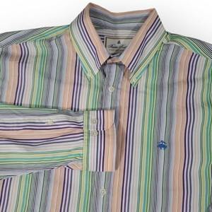 Brooks Brothers Luxury Shirt Collection Mens Large Made In USA Long Sleeve Shirt
